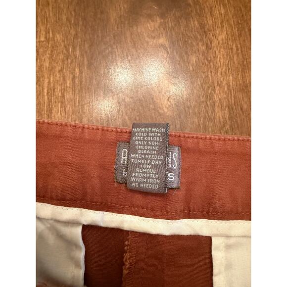 Additions by Chico’s Women’s Rust Orange Brown Cuffed Casual Capri Pants 0.5 (S) - Picture 5 of 9